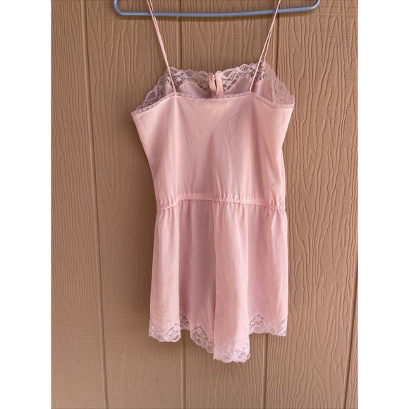 Vintage Victoria Secret Gold Label Teddy Lingerie Romper Womens Small soft Pink - Picture 6 of 10